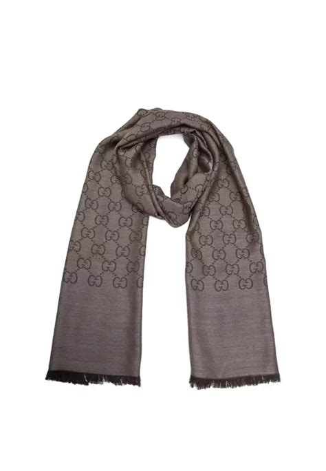 gucci 165904 3g646|gucci logo wool scarf.